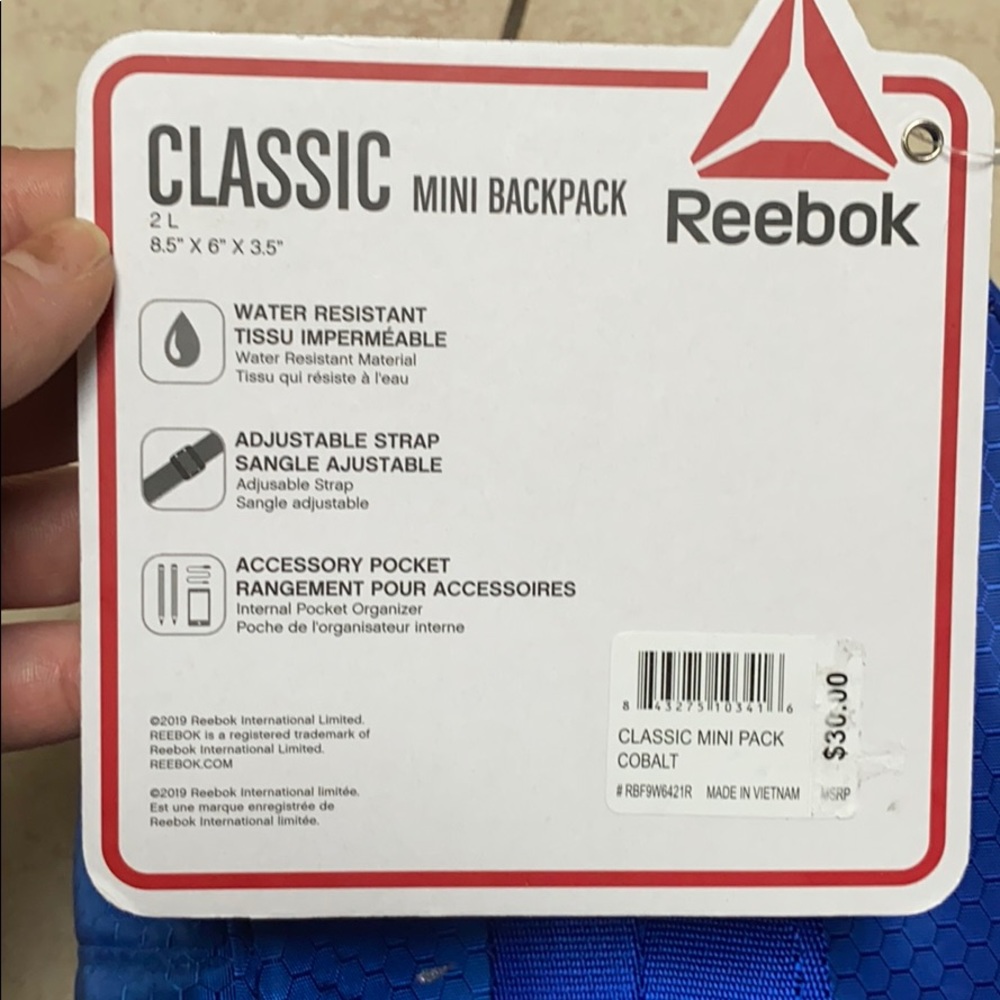 Reebok Mini Backpack - Picture 4 of 5